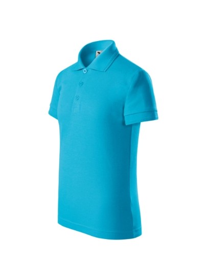 Children's Polo 222 turquoise / Blue atoll