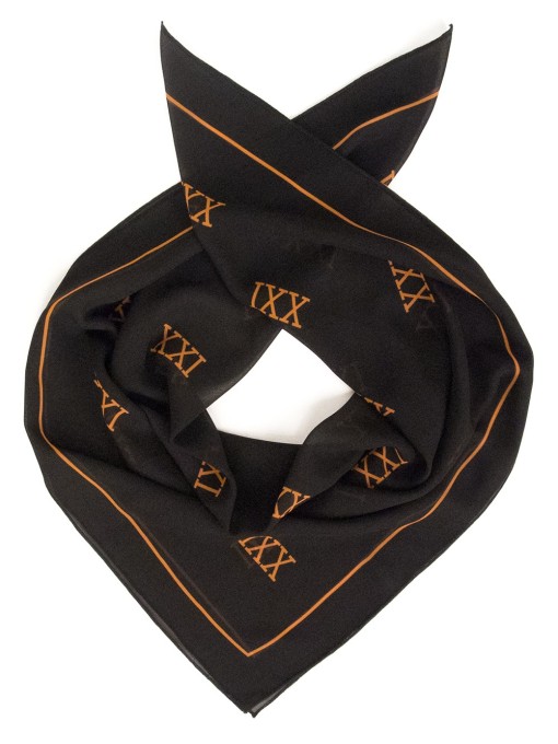 XXI scarf black with XXI logos