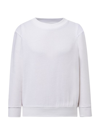 Round Sweat Heavy Junior, white