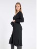 Olivia A black merino cardigan