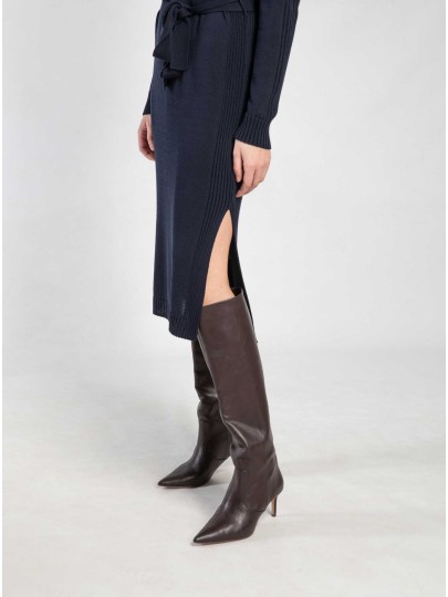 BRENDA dark blue dress