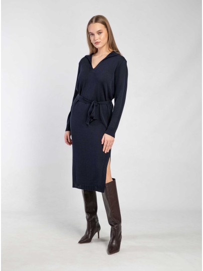 BRENDA dark blue dress