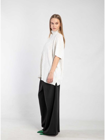 copy of MIINA merino wool pontso black