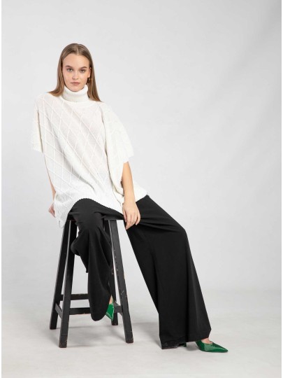 copy of MIINA merino wool pontso black