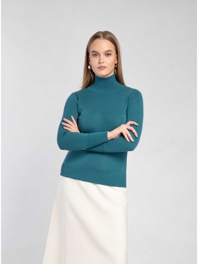 BELLE sea green sweater
