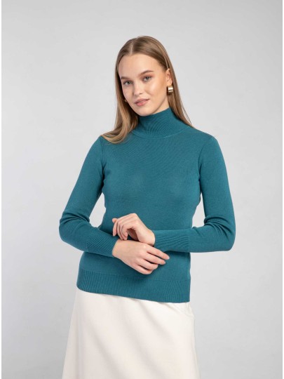 BELLE sea green sweater