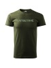 KAITSETAHE Puff Print Men's T-shirt 129 olive green