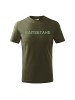 KAITSETAHE Puff print KIDS T-shirt 138/olive