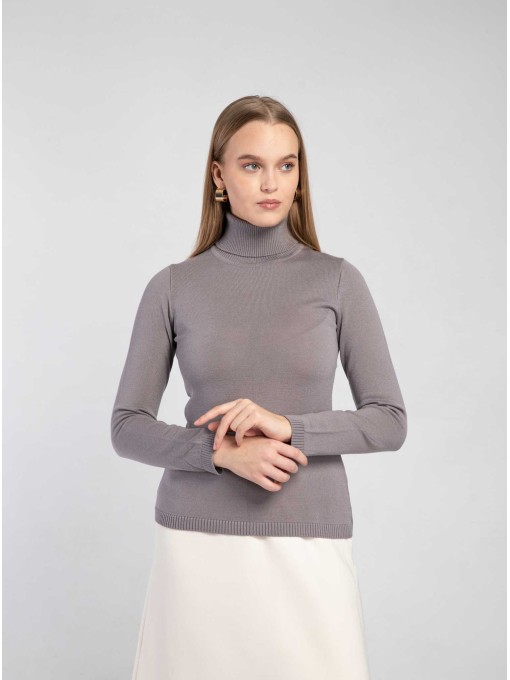 Gray merino sweater Marin