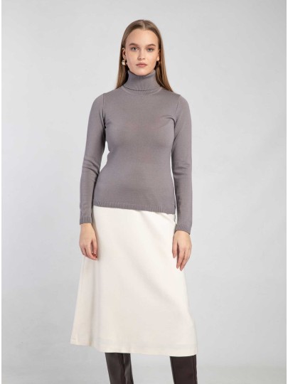 Gray merino sweater Marin