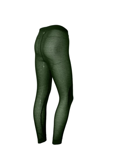 Men´s olive green 100% Merino Wool Leggings RENE 2