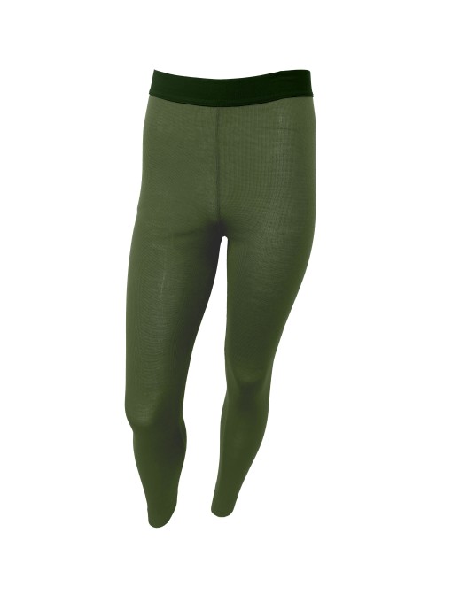 Men´s olive green 100% Merino Wool Leggings Andrus 2