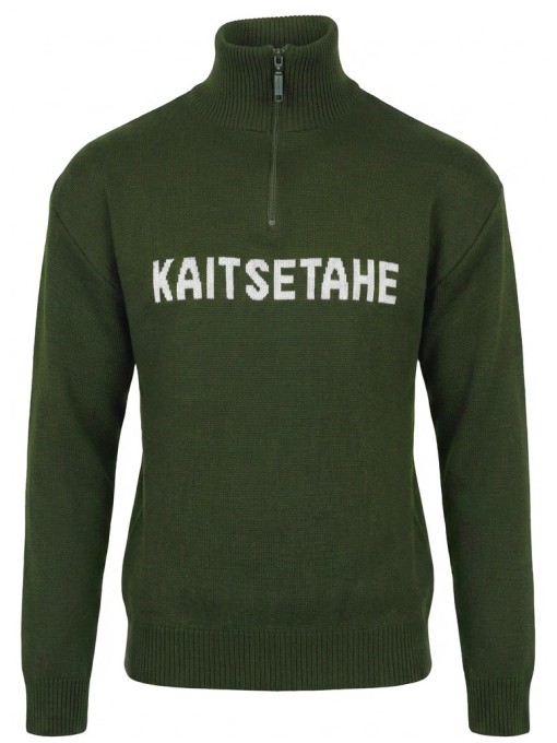 KAITSETAHE Aavo olive green sweater