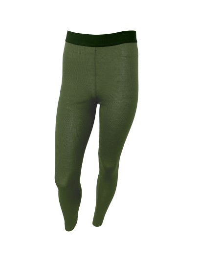 Women´s OLIVE GREEN 100% Merino Wool Leggings Kristina 2