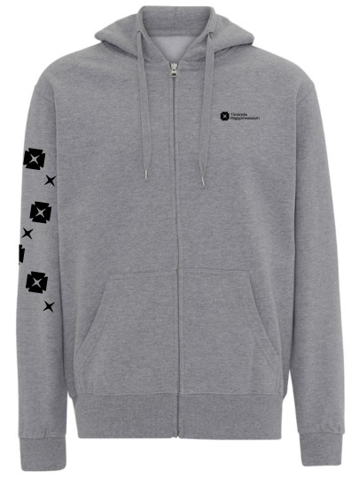 TORG Hooded zip sweat design 1 / oxford grey