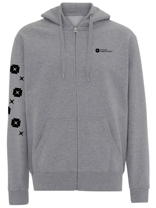 TORG Hooded zip sweat design 1 / oxford grey