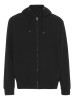 Hooded zip sweat ST722 / Black
