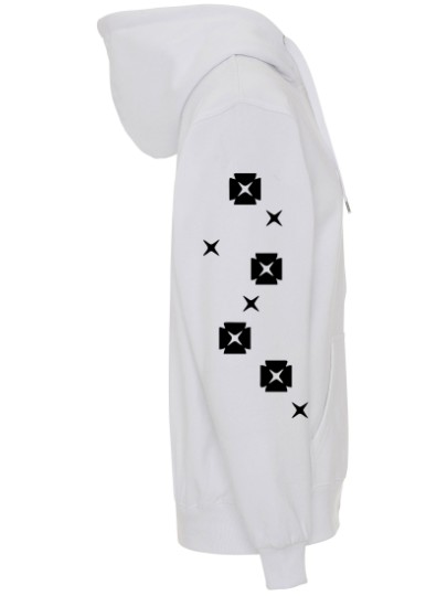 TORG Hooded zip sweat ST722 / White