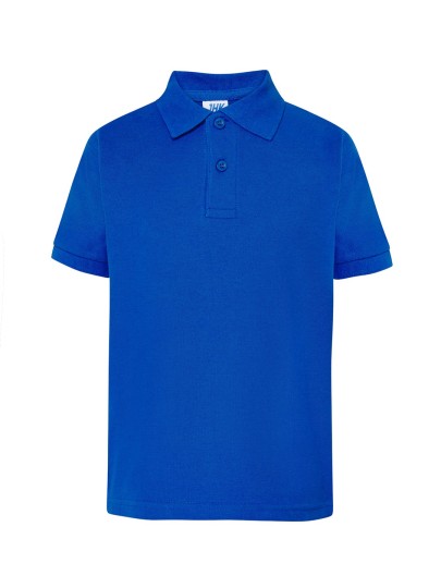 Children's Polo straight cut /Royal-blue