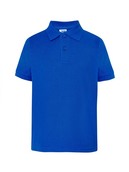 Children's Polo straight cut /Royal-blue