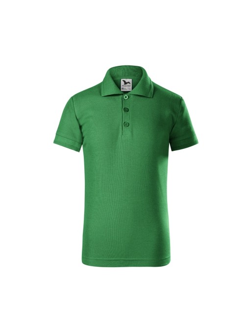 Children's Polo slim fit / Kelly-green