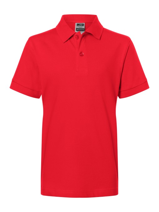 Children's Polo wide cut / signal red END SALE!