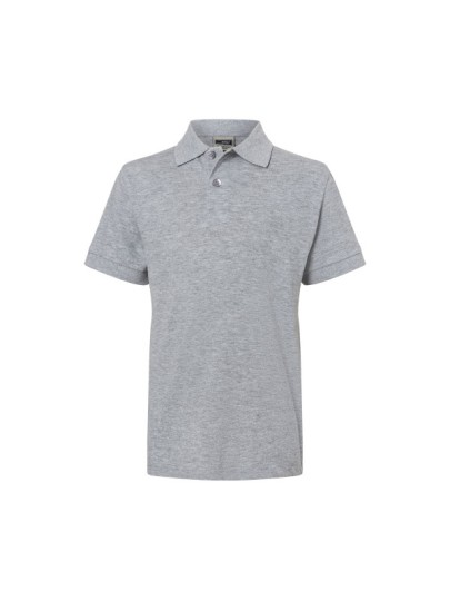 Children's Polo wide cut / grey heather