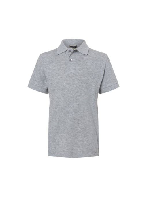 Children's Polo wide cut / grey heather