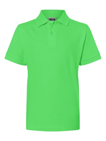 Children's Polo wide cut / lime green