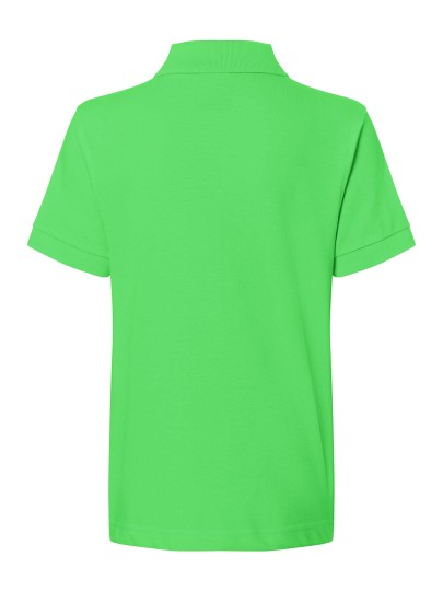 Children's Polo wide cut / lime green