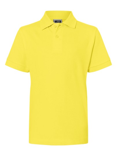 Children's Polo wide cut / yellow