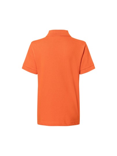 Children's Polo wide cut / dark orange