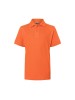 Children's Polo wide cut / dark orange
