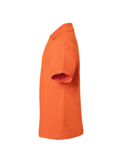 Children's Polo wide cut / dark orange