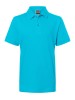 Children's Polo wide cut / turquoise