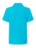 Children's Polo wide cut / turquoise