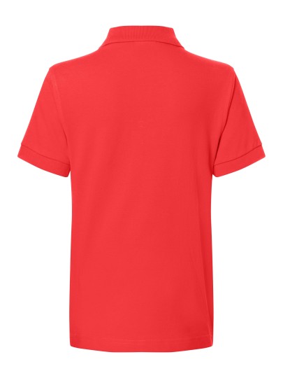 Children's Polo wide cut / tomato