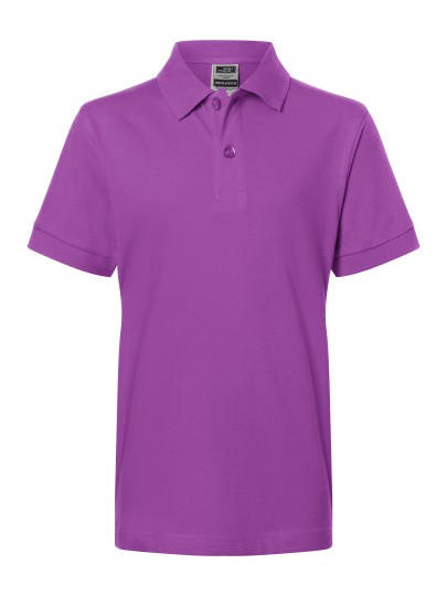 Children's Polo wide cut / purple