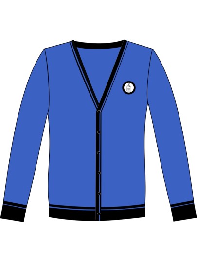 KPK VALO 02 Cardigan for kids and youth / Blue