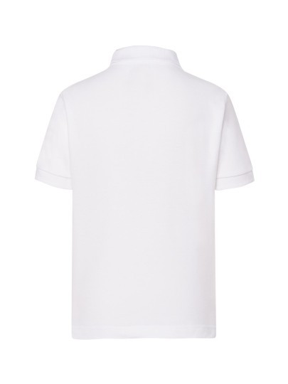 PYK Laste polosärk sirge lõige / White