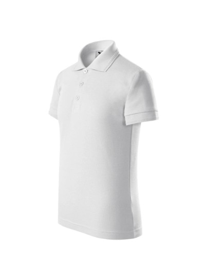 PYK Laste kitsalõikeline polosärk / White