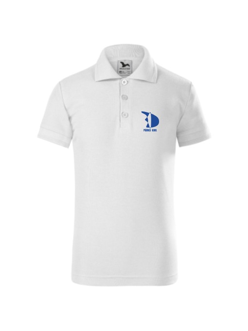 PYK Laste kitsalõikeline polosärk / White