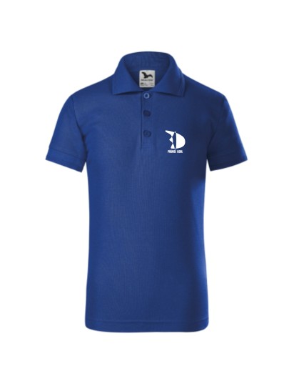 PYK Laste kitsalõikeline polosärk / Royal-blue