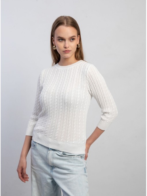 Roosi white sweater