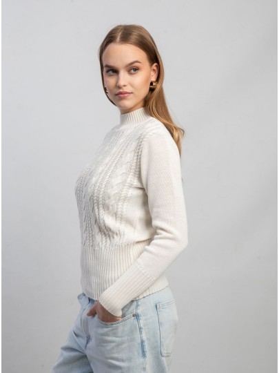 INDY merino sweater white