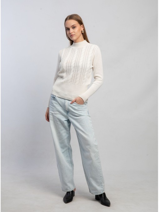 INDY merino sweater white