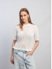 Brett knitted white sweater