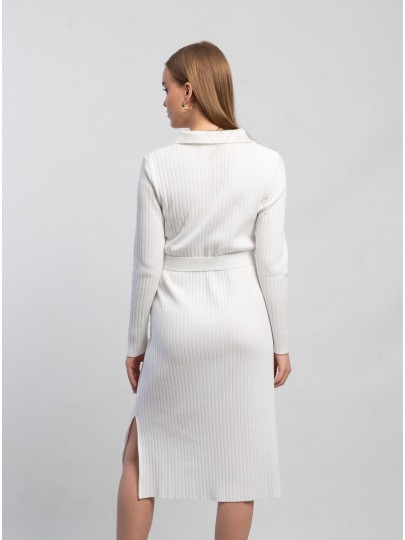 Olivia K white merino cardigan-dress