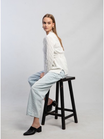 Belinda white cardigan