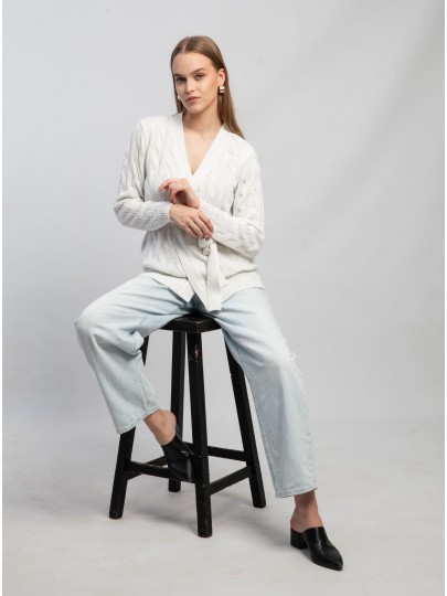 Belinda white cardigan